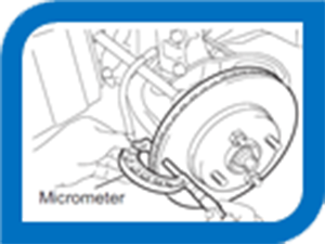 Brake rotor skimming & replacement