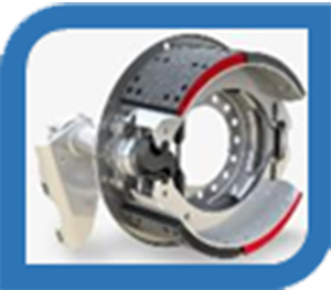 Shoe return springs – S-cam brake